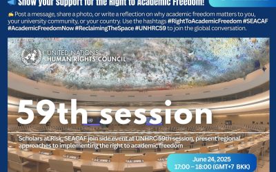 SEACAF join side event at UNHRC 59th session