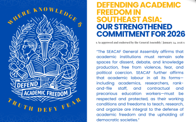 Defending Academic Freedom in Southeast Asia: Our Strengthened Commitment for 2026